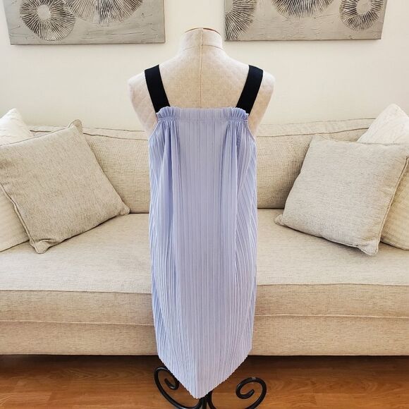 Topshop Pleated Crinkle Slip Dress - Picture 8 of 14